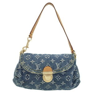 Louis Vuitton Monogram Denim Pleaty Semi Shoulder Bag
